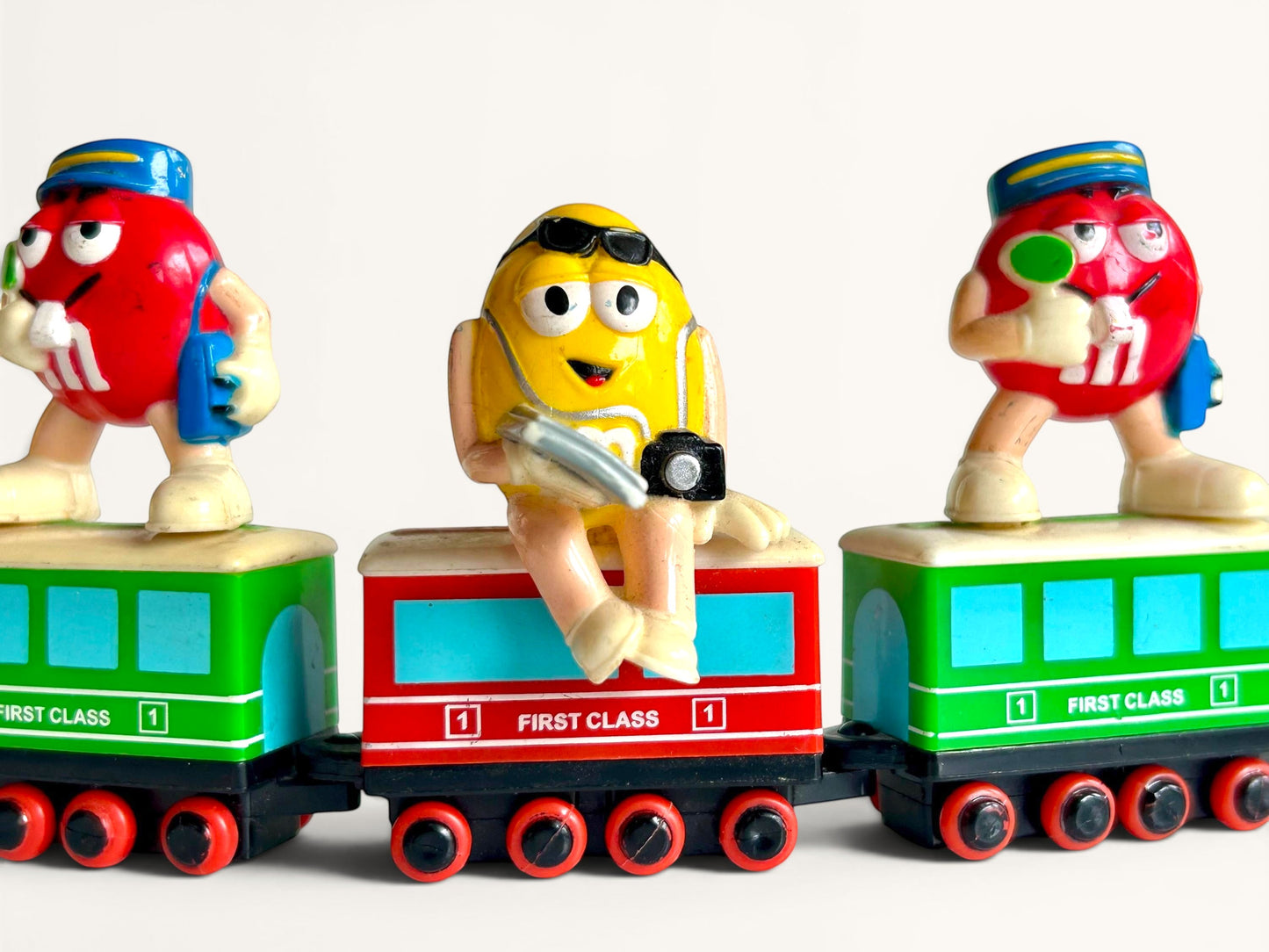 Set figuras M&M's Tren vintage · 1989