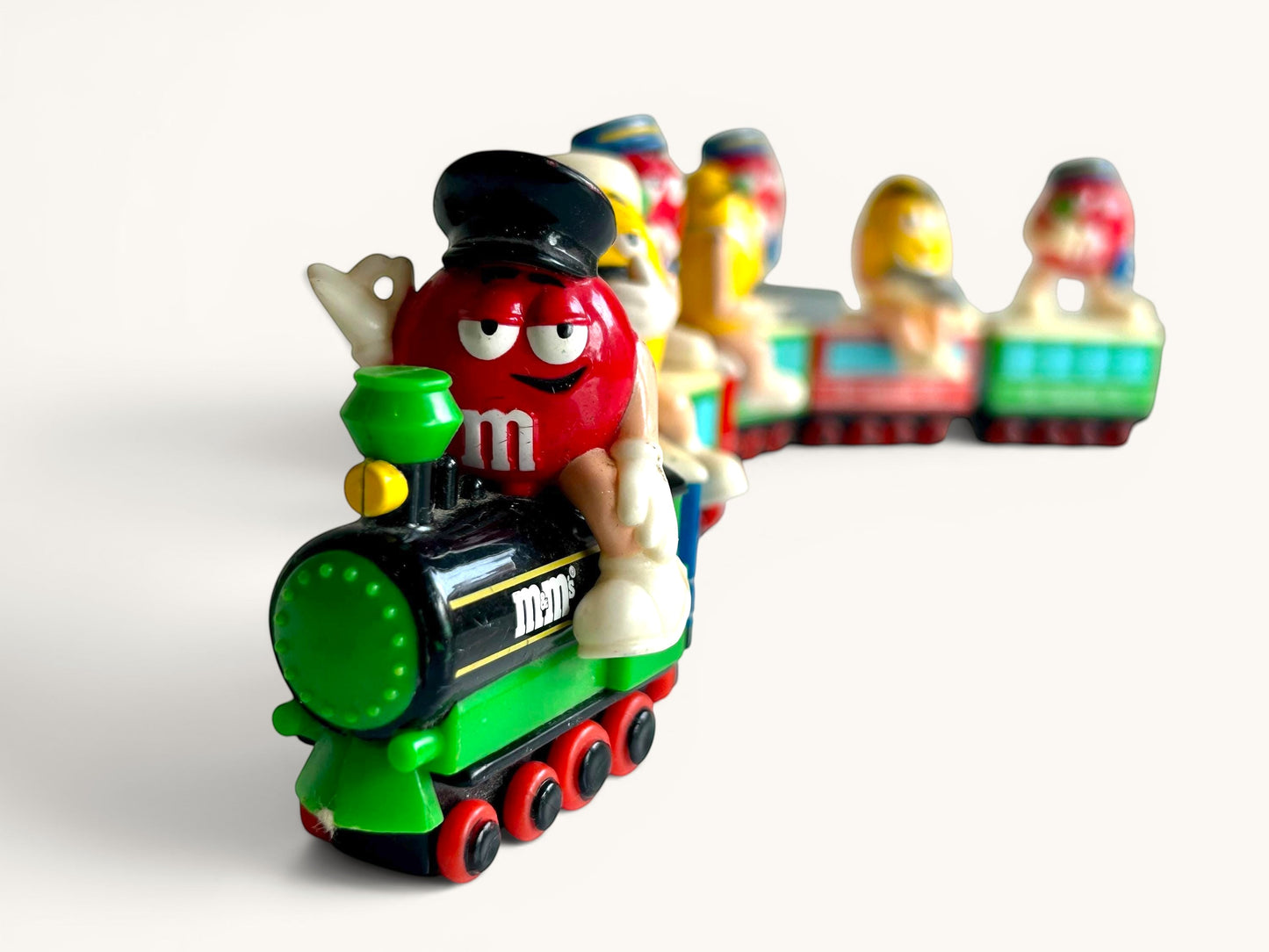Set figuras M&M's Tren vintage · 1989