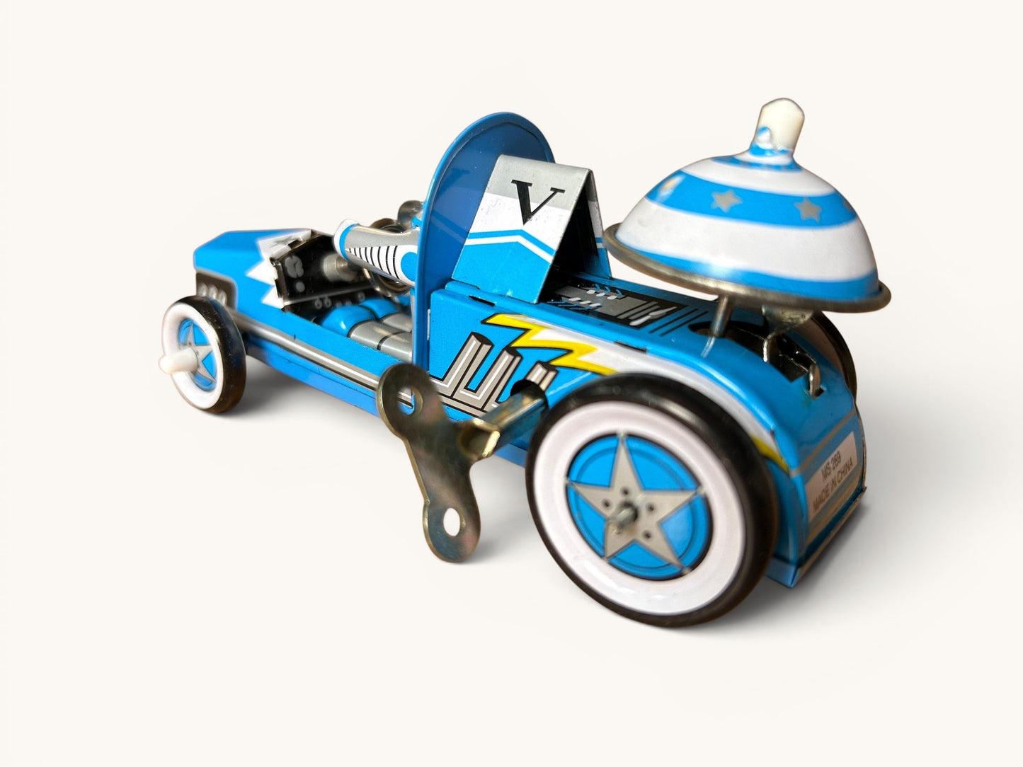 Space Race Car · Hojalata a cuerda con sirena