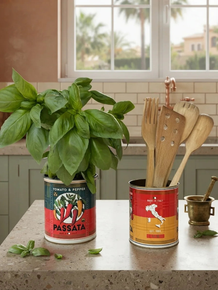 Latas de almacenamiento medianas Passata (juego de 2) - Rex London