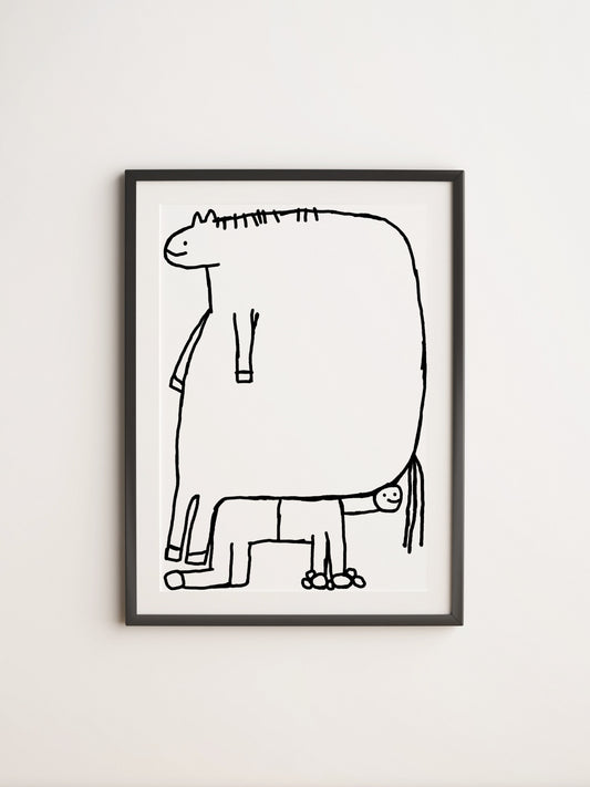 Lámina A4 Peso de Caballo 3